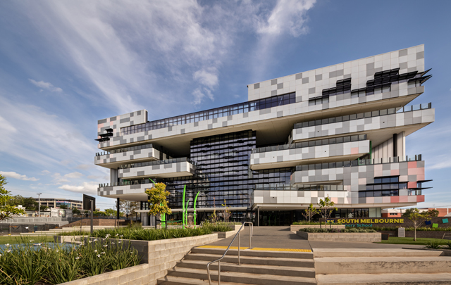 architectural metal door frame feature background